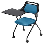 ミーティングチェア(MC597TRB メモ台付き 背面:パッド/座面:PVC)