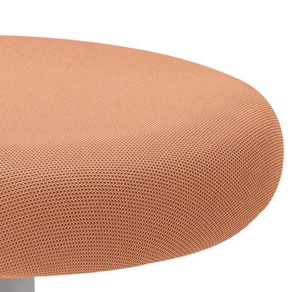 昇降チェア(CA-13-Z キャスター脚 布-OR) 2枚目画像