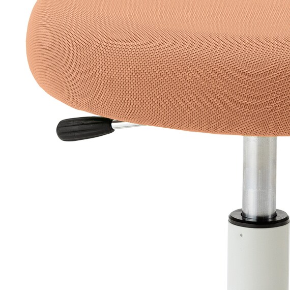 昇降チェア(CA-13-Z キャスター脚 布-OR) 3枚目画像