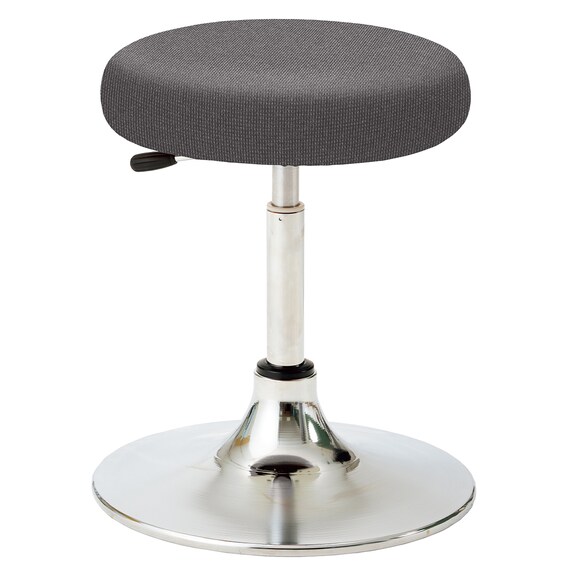 昇降チェア(CA-13B-Z 円盤脚 布-GY) 1枚目画像