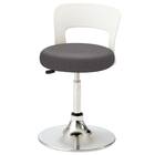 昇降チェア(CA-14B-Z 背付き 円盤脚 布-GY) 1枚目画像