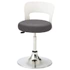 昇降チェア(CA-14B-Z 背付き 円盤脚 布-GY) 1枚目画像