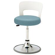 昇降チェア(CA-P14B-Z 背付き 円盤脚 ラバープロテクタ 布)