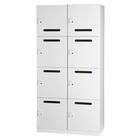 パーソナルロッカー(8人用 4段 投函口あり HOS-PDAT17408X WH) 1枚目画像