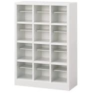 オープンシューズボックス(12人用 TSSB-12P-34T 3列4段 中棚付き)