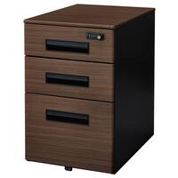 ワゴン(3段 HD-3-MKLD ダイヤル錠 WN/BK)