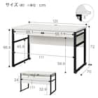 デスク(ブリザ2 12070 引出し付き NA) 8枚目画像