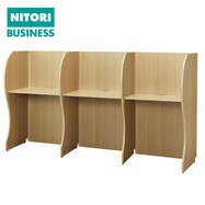 3連 ブースデスク(TJ-7050 幅217.2cm)