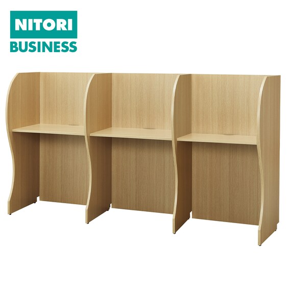 3連 ブースデスク(TJ-7050 NA) 1枚目画像