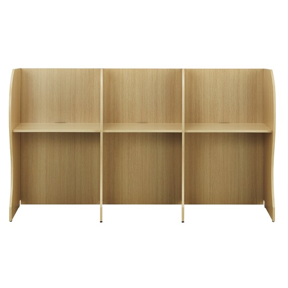 3連 ブースデスク(TJ-7050 NA) 3枚目画像