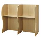 2連 ブースデスク(TJ-7050 NA) 2枚目画像