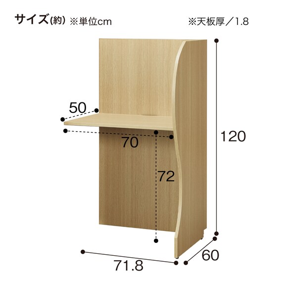 ブースデスクTJ専用 連結セット(TJ-7050 NA) 9枚目画像