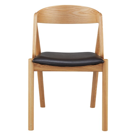 木製チェア(KY01 NA/DBR) 2枚目画像