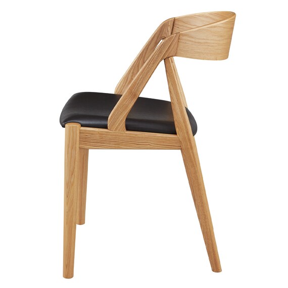 木製チェア(KY01 NA/DBR) 3枚目画像