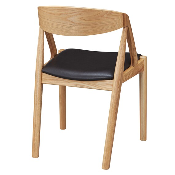 木製チェア(KY01 NA/DBR) 4枚目画像