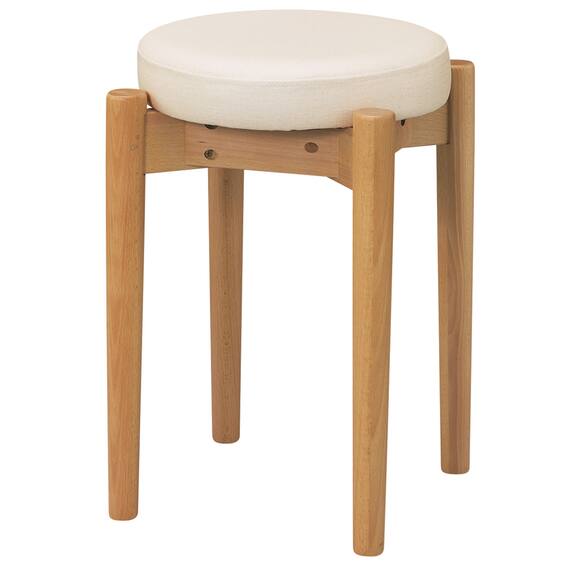 木製スツール(RM-401 Gシルク#5 IV) 2枚目画像