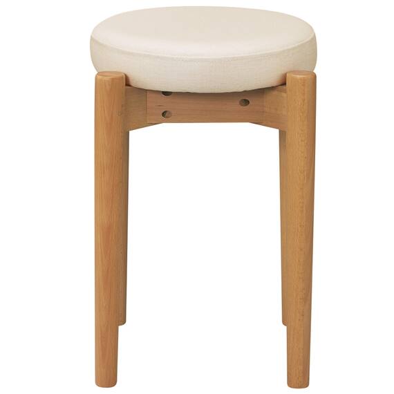 木製スツール(RM-401 Gシルク#5 IV) 3枚目画像