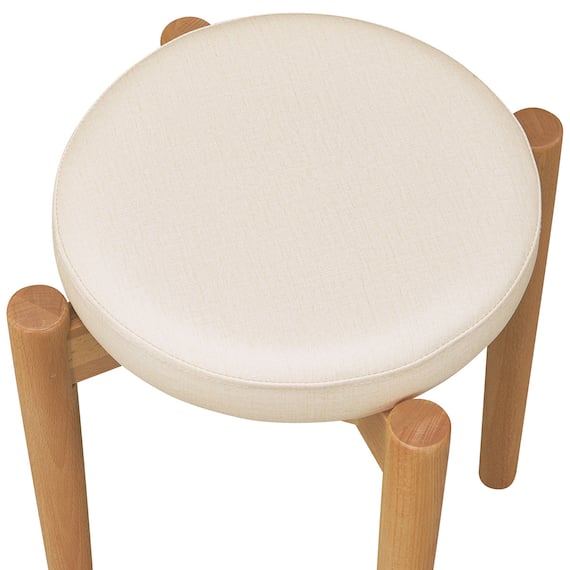 木製スツール(RM-401 Gシルク#5 IV) 4枚目画像