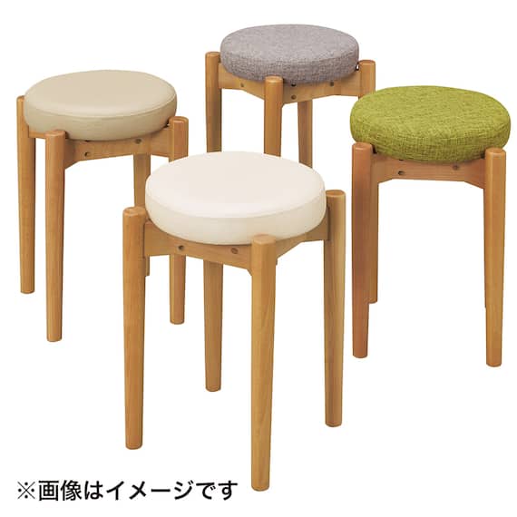 木製スツール(RM-401 Gシルク#5 IV) 10枚目画像