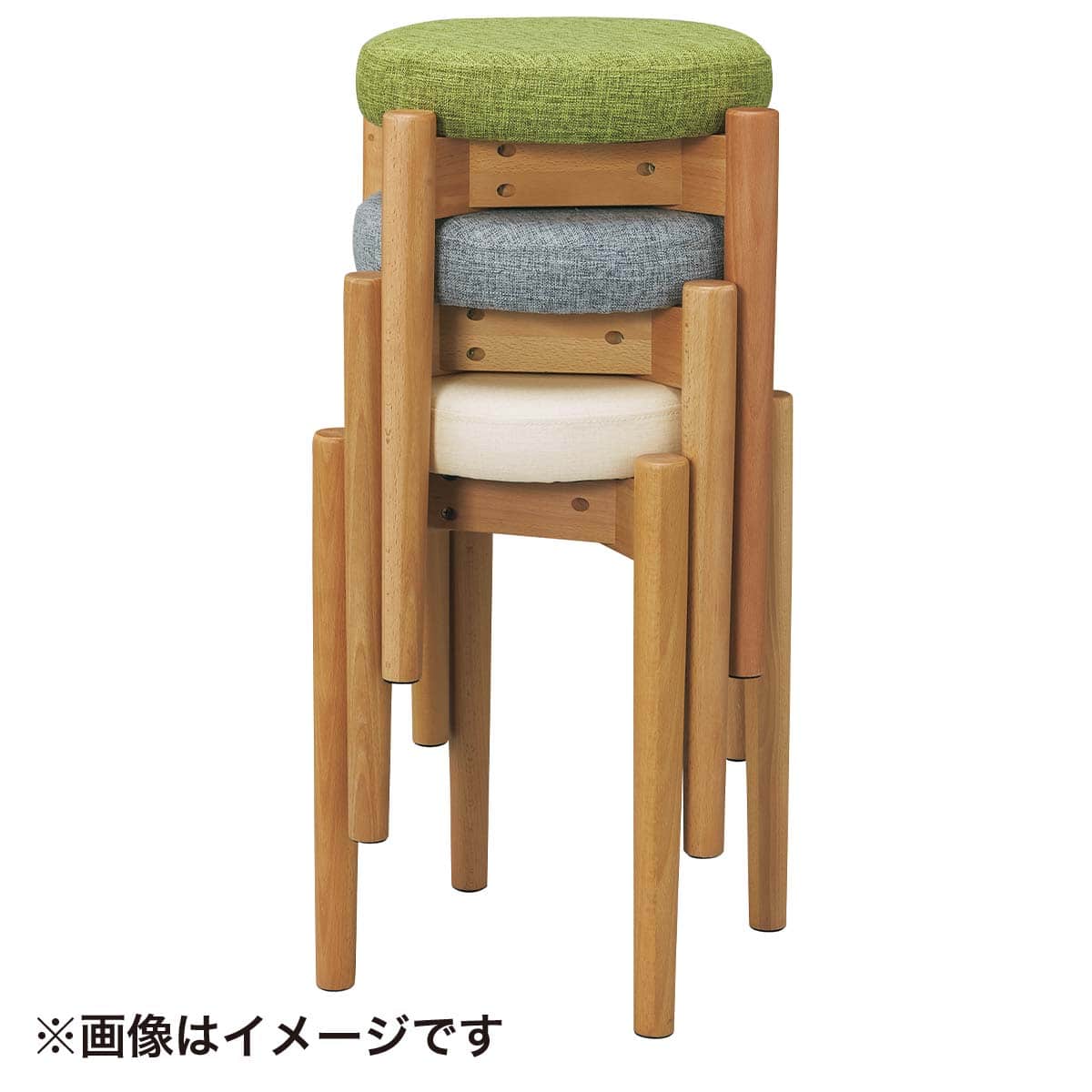 木製スツール(RM-401 布#16 GR) | ニトリネット【公式】 家具