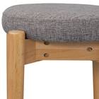 木製スツール(RM-401 布#63 GY) 6枚目画像