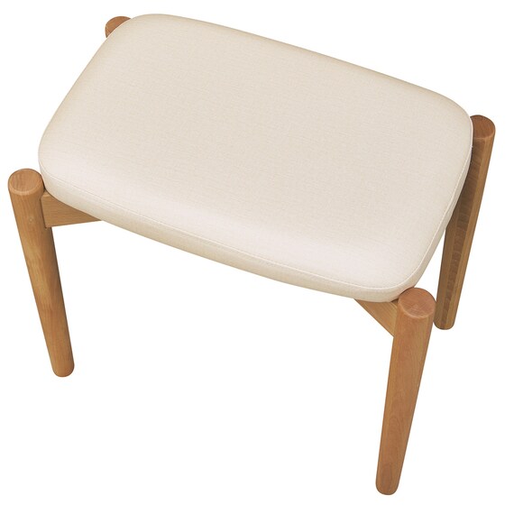 木製スツール(RM-401 スクエア Gシルク#5 IV) 5枚目画像