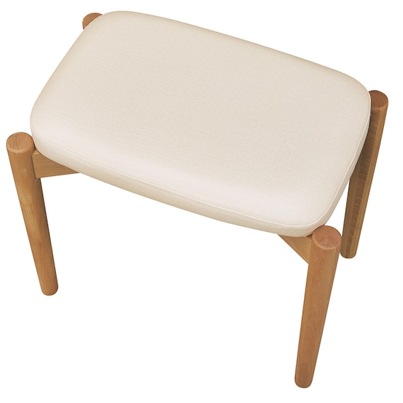 木製スツール(RM-401 スクエア Gシルク#5 IV) 5枚目画像