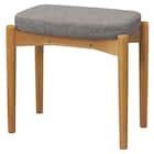 木製スツール(RM-401 スクエア 布#63 GY) 2枚目画像