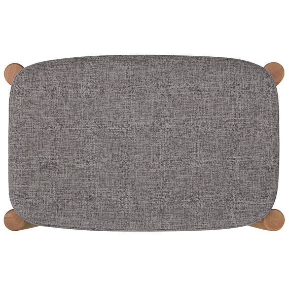 木製スツール(RM-401 スクエア 布#63 GY) 6枚目画像