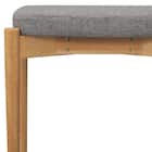 木製スツール(RM-401 スクエア 布#63 GY) 7枚目画像