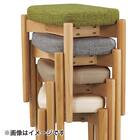 木製スツール(RM-401 スクエア 布#63 GY) 11枚目画像