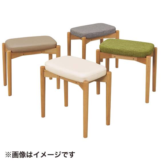 木製スツール(RM-401 スクエア 布#63 GY) 12枚目画像