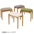 木製スツール(RM-401 スクエア 布#63 GY) 12枚目画像