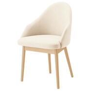 木製チェア(レイCL 肘付き C-UP5845 布 脚：ナチュラル)