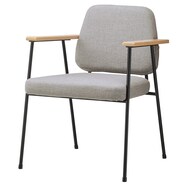 スチール脚チェア(フォルマ CL B-UP5327 肘:ナチュラル)