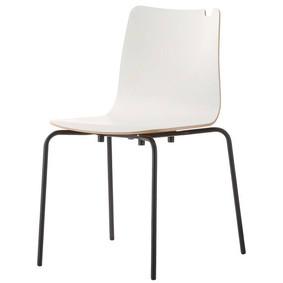 スチール脚チェア(スカラ BK-DGY) 2枚目画像