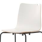 スチール脚チェア(スカラ BK-DGY) 3枚目画像