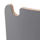 スチール脚チェア(スカラ BK-DGY) 5枚目画像