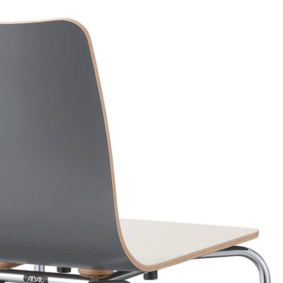 スチール脚チェア(スカラ SI-DGY) 4枚目画像