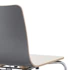 スチール脚チェア(スカラ SI-DGY) 4枚目画像