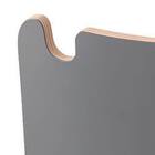 スチール脚チェア(スカラ SI-DGY) 5枚目画像