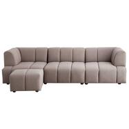 布張りソファ3点セット (ブーケ)