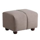 布張りソファ3点セット (ブーケ 左肘+右肘+肘なし スツール付き BE) 6枚目画像