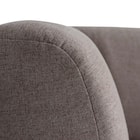 布張りソファ3点セット (ブーケ 左肘+右肘+肘なし スツール付き BE) 10枚目画像