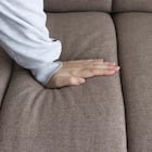 布張りソファ3点セット (ブーケ 左肘+右肘+肘なし スツール付き BE) 11枚目画像