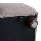 布張りソファ2点セット (ブーケ 左肘+右肘 BE) 10枚目画像