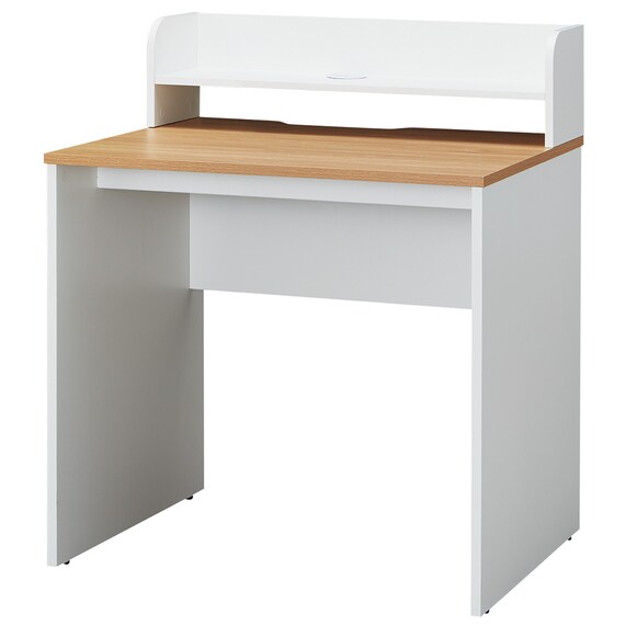 デスク＋ラック2点セット(MGN 800 OAK/WH) 2枚目画像