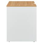 デスク＋ワゴン2点セット(MGN 800 OAK/WH) 4枚目画像