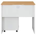 デスク+ワゴン2点セット(MGN 800 OAK/WH) 5枚目画像