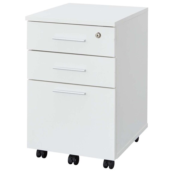 デスク＋ワゴン2点セット(MGN 800 OAK/WH) 10枚目画像
